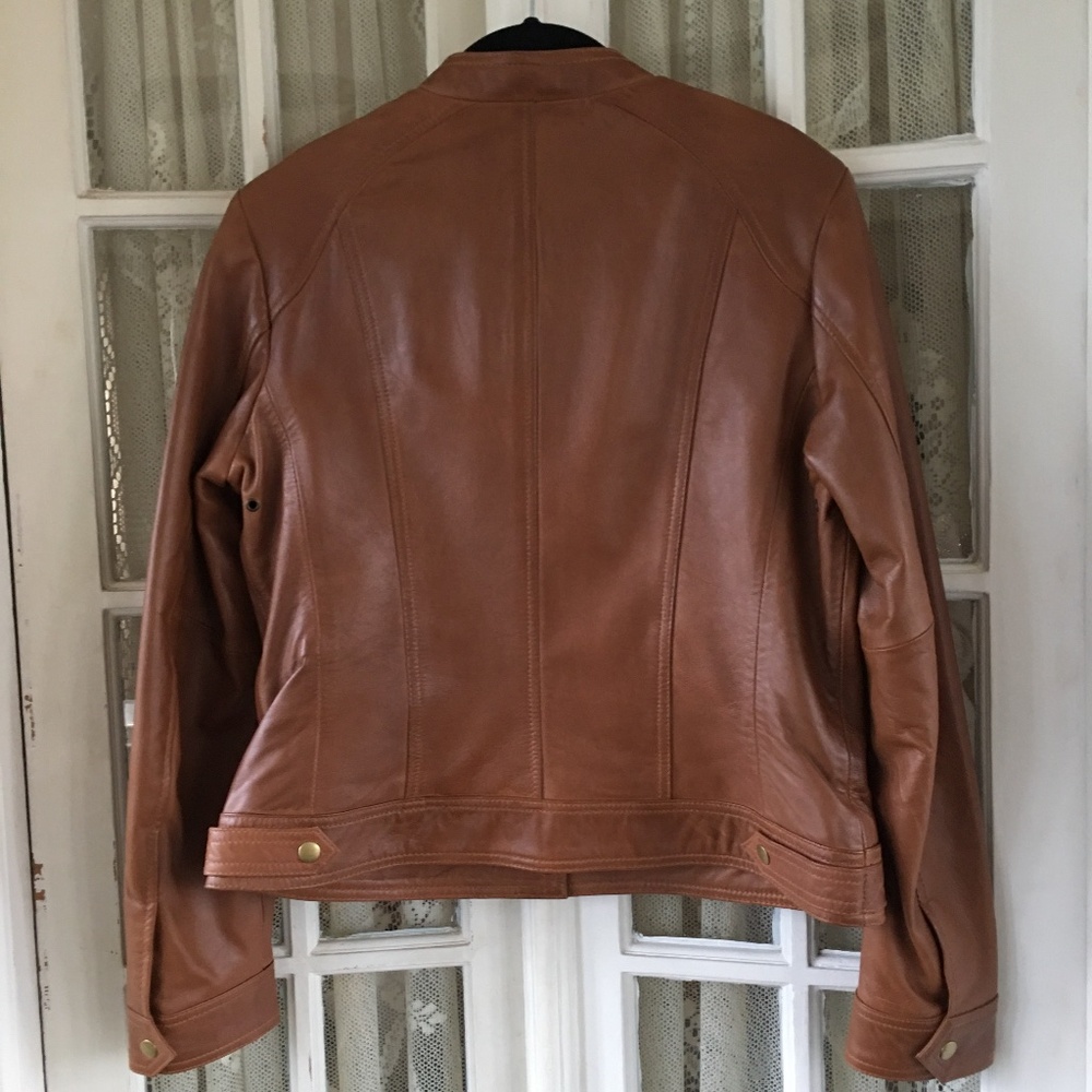 HP: Whet Blu Ladies Leather Jacket - Size L - Picture 4 of 4